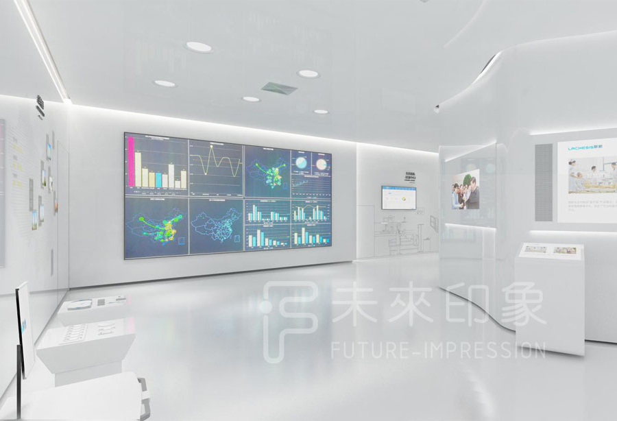 聯(lián)新智慧醫(yī)療展廳設(shè)計(jì)